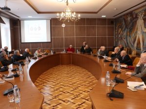 ეროვნულ პრობლემათა შესმწავლელი კომისიის სხდომა