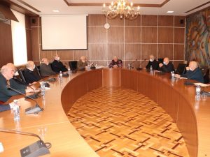 ეროვნულ პრობლემათა შემსწავლელი კომისიის სხდომა
