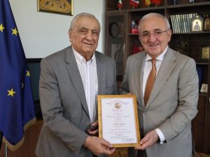 ასაფ გაჯიევს მეცნიერებათა ეროვნული აკადემიის უცხოელი წევრის დიპლომი გადაეცა